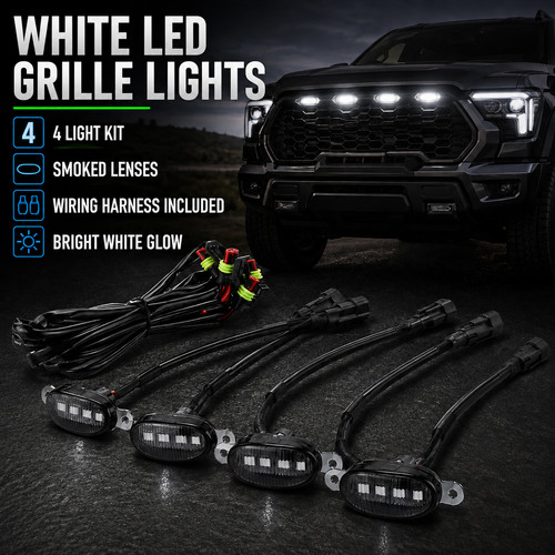 Set avant blanc grille - set, led