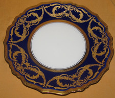 Assiette plate incrustation