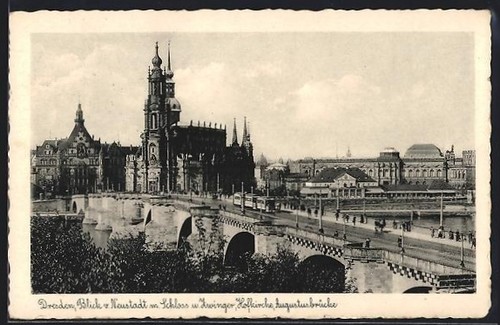 Carte postale dresde - postale,