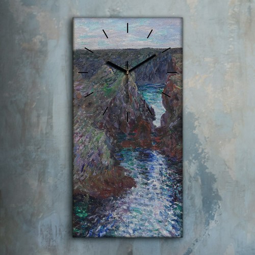 Horloge décorative sur toile