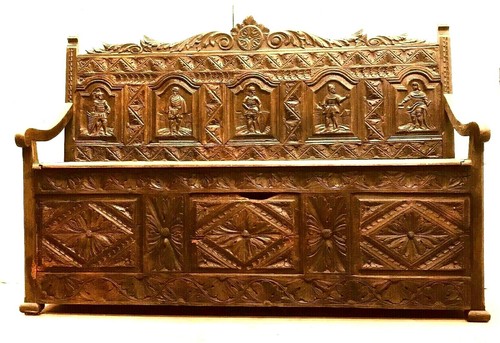 Banc coffre style - banc,