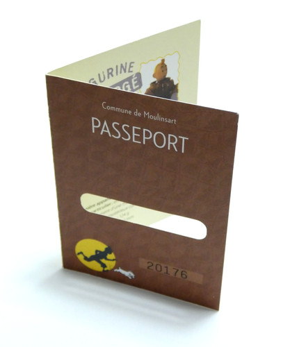 Passeport tintin scaphandre - passeport,