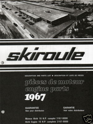 1967 skiroule hirth engine - hirth,