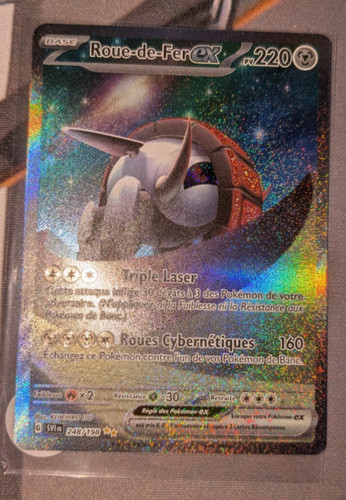 Carte pokémon roue fer - carte,