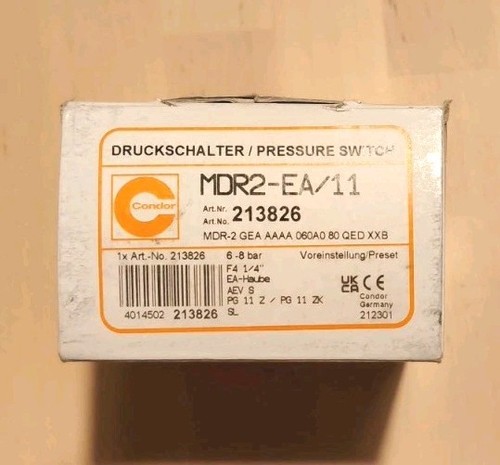 Pressostat condor werke - pressostat, condor-werke