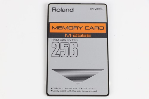Carte mémoire roland 256e - mémoire, m-256e