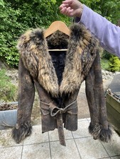 Veste Cuir Et Fourrure Femme 