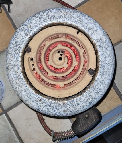 Ancien rechaud electrique - electrique, 120v