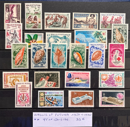 Timbres wallis futuna 1957 - et,