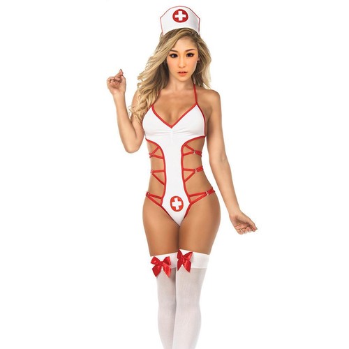 Costume infirmière blanc - costume,