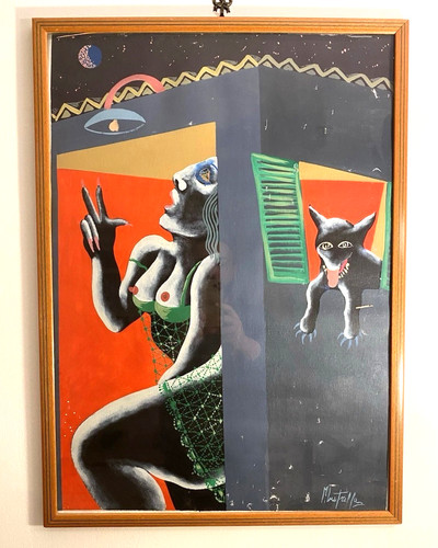 Tableau vintage peinture - vintage,