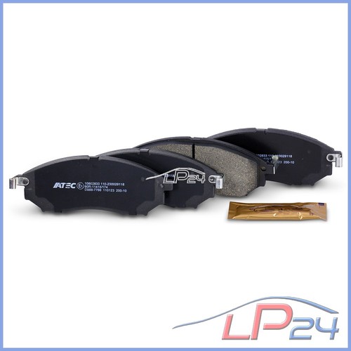 Jeu plaquettes frein - plaquettes, avant
