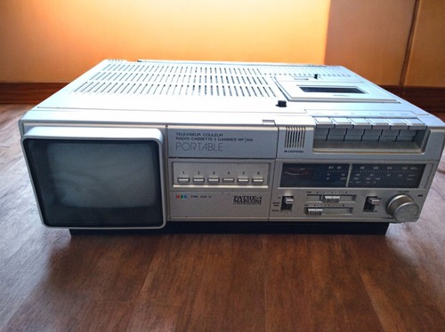 Téléviseur portable vintage - ,