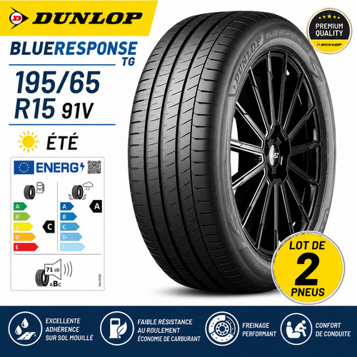 Lot pneus dunlop - 2, blue