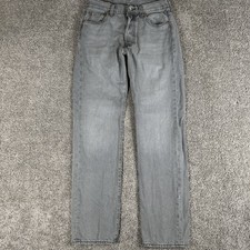 Levis 501 XX Jeans Men 30x32 STF Gray Straight Leg Button Fly Denim Regular Fit