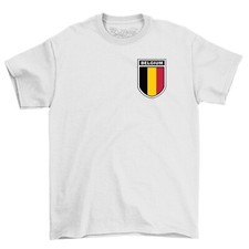 Belgium Football Badge T-Shirt, Men's Women's & Kids Euro 2024 England Foot Ball