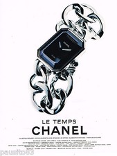 ADVERTISING 065 1997 CHANEL WATCH LE TEMPS collection
