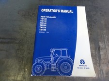 New Holland TM120 TM130 TM140 TM155 TM175 TM190 Tractors Operator's Manual