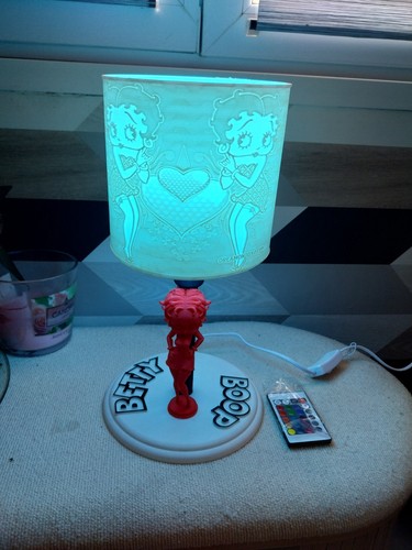 Betty boop lampe - boop, table