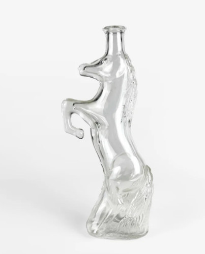 Bouteille zoomorphe cheval