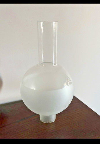 Globe verre pour lampe a - verre,