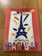 Tour Eiffel Eifel Tower History 1989 Really Rare Find In English Lovely Cond.