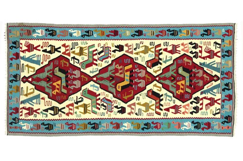 Tapis kelim turc tissé la - À,