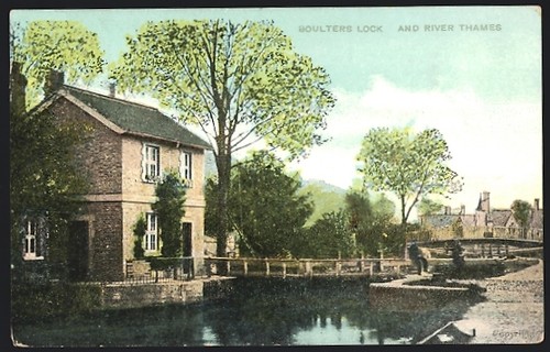 Boulters lock and river - and,