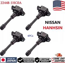 ✅GENUINE 4x Ignition Coils For 2012-2019 NISSAN Versa & Versa Note #22448-1HC0A