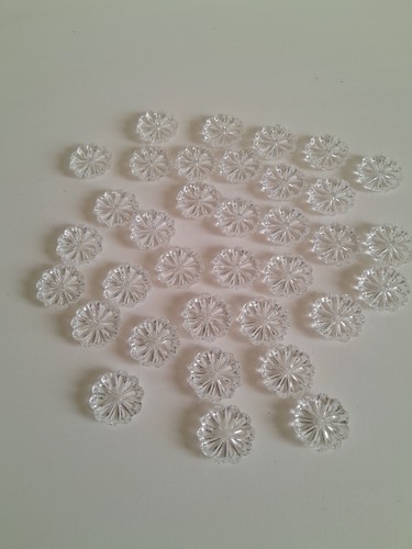 Pampilles fleurs cristal - pampilles, en