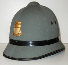 ANCIEN CASQUE POLICE SUISSE VILLE DE LAUSANNE - OBSOLETE POUR  COLLECTION