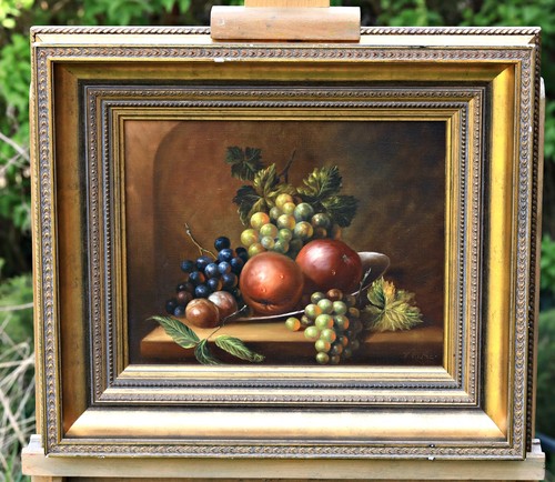 Huile sur toile - huile, herdin