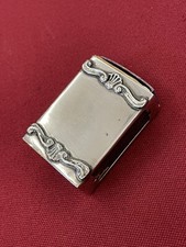 Antique 800 Silver Matchbox