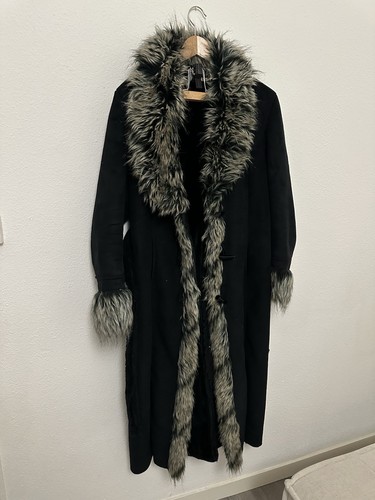 Missy manteau long daim - long,