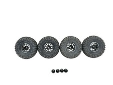 Proline BFG T/A KM3 1.9” Tires W Treal Beadlock Wheels & Dual Stage Foams #16457