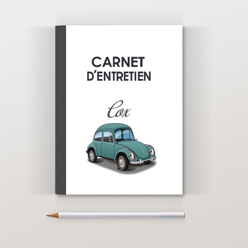 Carnet entretien cox 1963 - carnet,