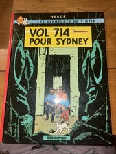 BD LES AVENTURES DE TINTIN DE HERGÉ VOL 714 POUR SYDNEY A5