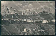 Belluno Cortina d'Ampezzo Pomagagnon Monte Cristallo postcard RB6559