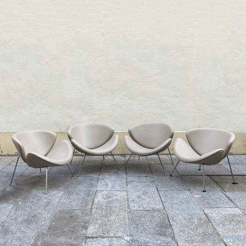 Fauteuils orange slice de - 4, slice"