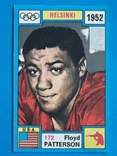 FLOYD PATTERSON 172 USA Panini OLYMPIA 1896 1972 Boxing Figure Sticker Card Rare
