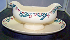 Saucière faïence fine décor