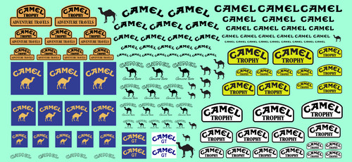 Decalcomanie decals camel - decalcomanie,