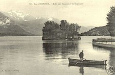 cpa ANNECY 331 ile des cygne