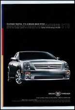 2005 Cadillac STS Luxury Sports Sedan Vintage Print Ad Break Through Wall Art