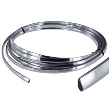 Jonc en plastique chromé de poutre centrale 10mm x 49cm pour SOLEX velosolex