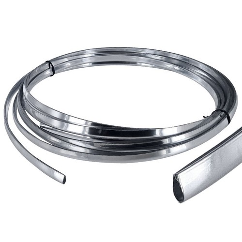 Jonc plastique chromé - jonc, en