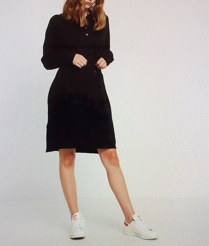 Robe polo noir lacoste - polo, neuve