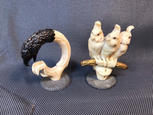 Lot statuettes oiseaux - 2,