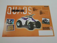 Suzuki LT 50 et LT 80 de 1999 Belgique Prospectus Catalogue Brochure Quads