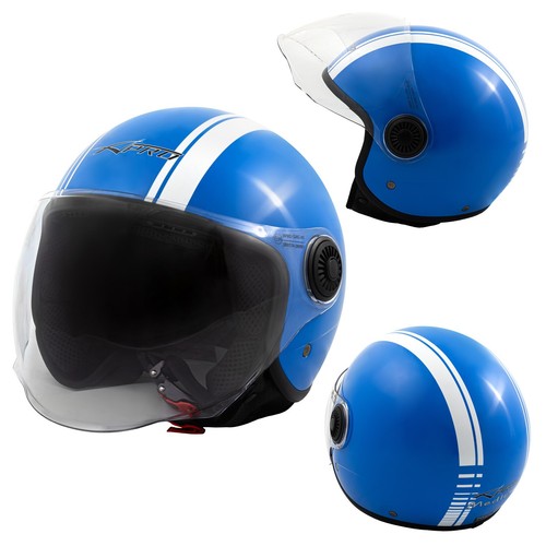 Casque jet moto visière - jet,